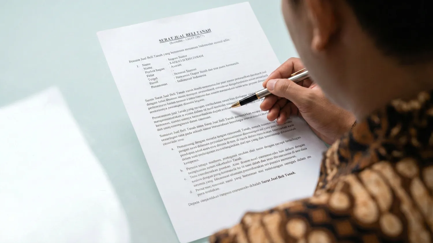 panduan surat keterangan jual beli tanah 3 komponen wajib2