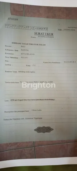 image TANAH 42 ARE TEPI PANTAI NYANG NYANG, LOKASI PREMIUM UNTUK USAHA DI BALI (LEASEHOLD 25 TH)  (7)