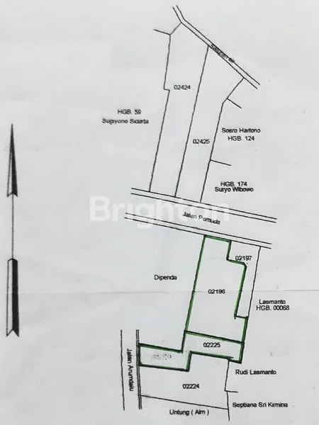 BLORA, LAHAN HOTEL/MAL/KANTOR & DISTRIBUSI DI PUSAT KOTA.