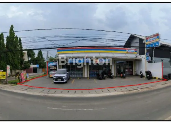 JUAL TANAH DAN BANGUNAN PINGGIR JALAN LOKASI KOMERSIL KAV DKI