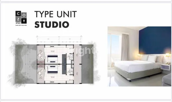 APARTMENT MEWAH DI PUSAT KOTA DENPASAR TYPE STUDIO