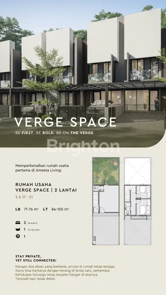 image RUMAH USAHA PERTAMA DI AMESTA LIVING SURABAYA - VERGE SPACE (1)