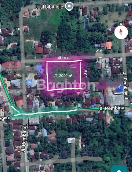 TANAH: LUAS 2000 M2, DI JL. LIMBUNGAN, KECAMATAN RUMBAI PESISIR. PEKANBARU