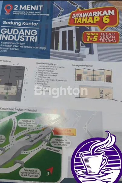 image INVESTASI GUDANG SENTUL, LT/LB LUAS, COCOK UNTUK BISNIS (2)