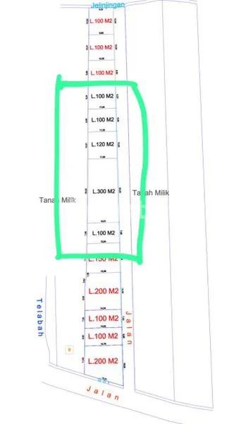 TANAH ZONA PINK 720M², SHM, VIEW SAWAH