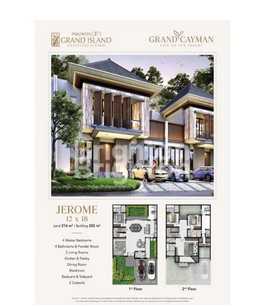 image JUAL RUMAH BARU DI CLUSTER BARU GRAND CAYMAN - GRAND ISLAND PAKUWON CITY SURABAYA (1)