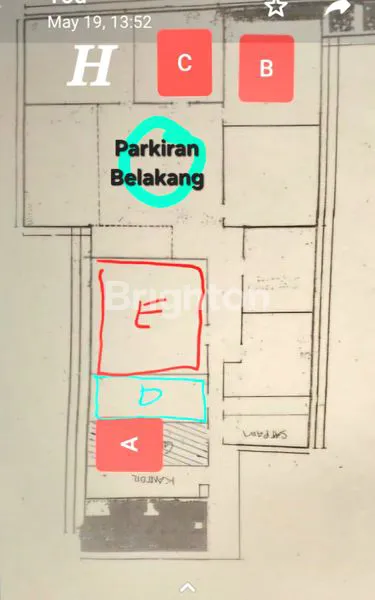 image DISEWAKAN GUDANG+KANTOR, 500 M2, (EX KONVEKSI); 37,5 RIBU/M2, HANYA 8 MENIT DARI ISTANA PLAZA MALL DAN RS RAJAWALI (2)