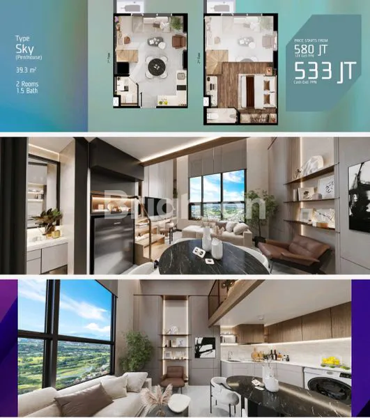 image HUNIAN MODERN URBAN X, DEKAT RS SILOAM & MRT (4)