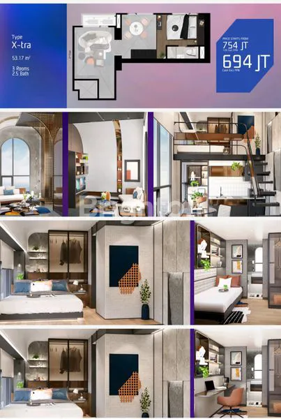 image HUNIAN MODERN URBAN X, DEKAT RS SILOAM & MRT (5)