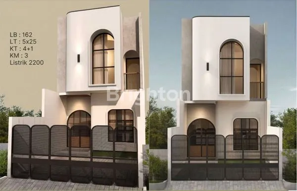 RUMAH BARU MODERN MINIMALIS ELEGAN KAV DKI MERUYA UTARA JAKARTA BARAT