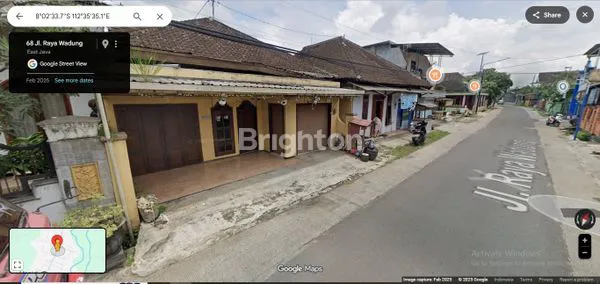 RUMAH PINGGIR JALAN POROS DESA WADUNG PAKISAJI