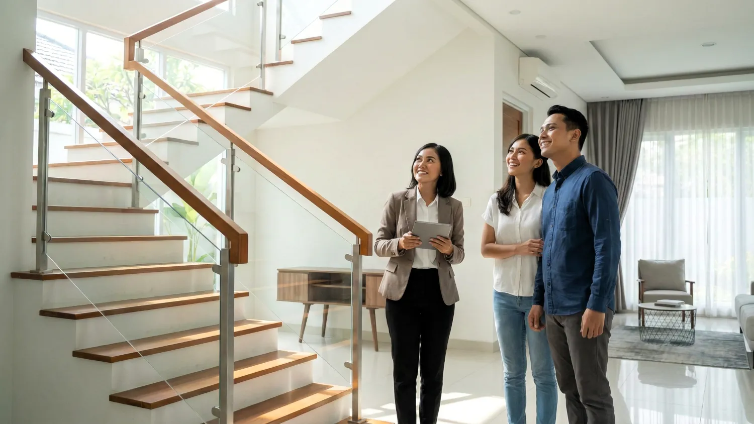 inspirasi railing tangga besi minimalis modern 9 investasi properti