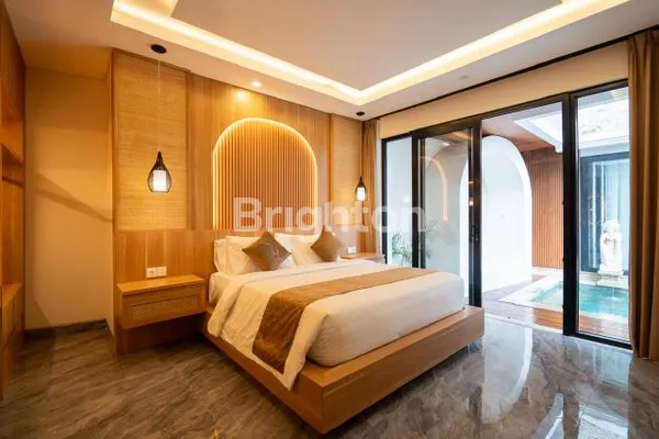 image VILLA TROPICAL MODERN ONE GATE SYSTEM SIAP HUNI  LOKASI MUNGGU  DEKAT CANGGU  (5)