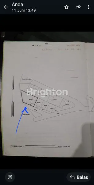 image TANAH BONUS RUMAH LUAS 212 METER DALAM KAWASAN PERUMAHAN DI DAU MALANG (3)