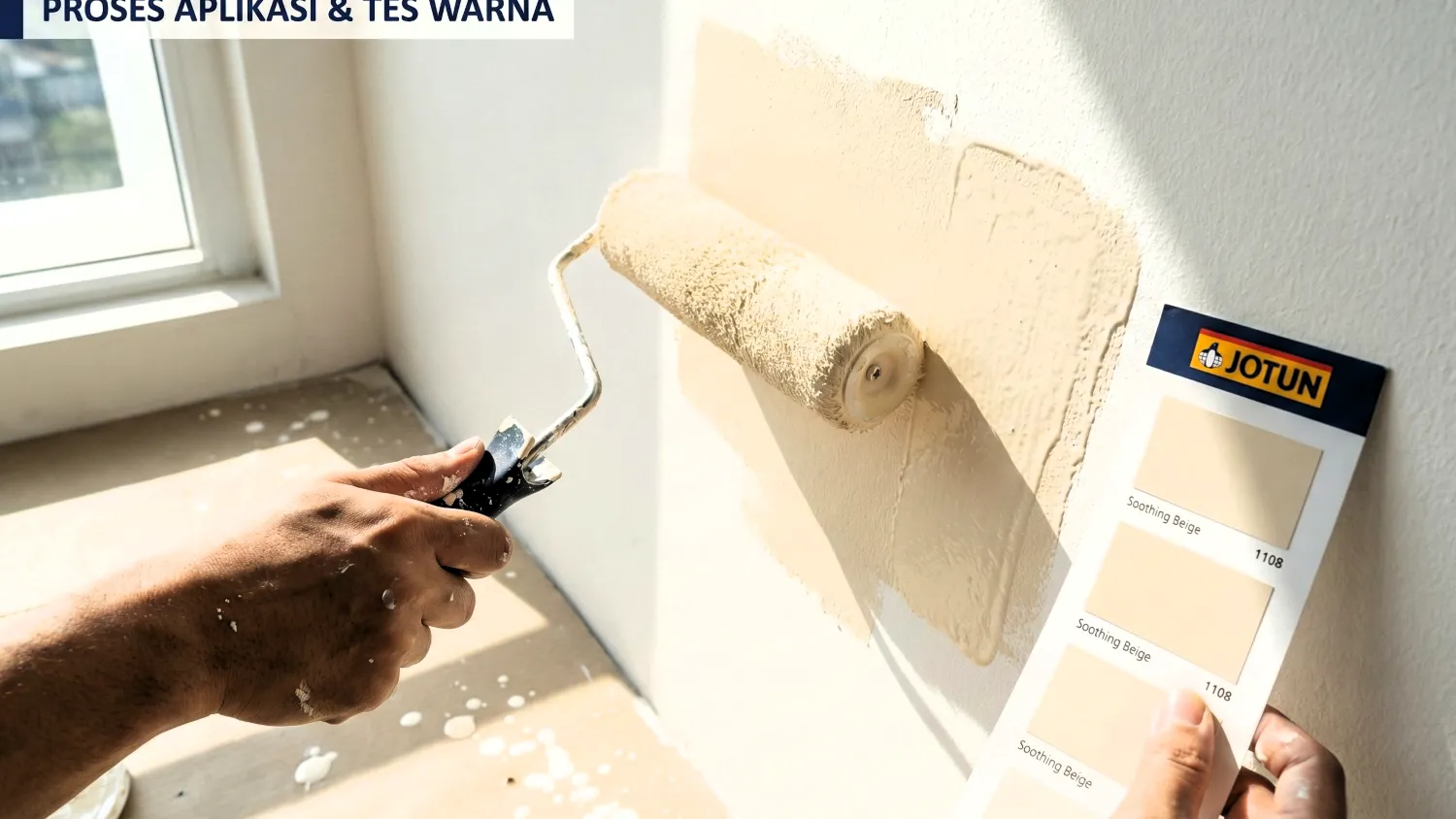 katalog warna warna cat jotun terbaru 2025 11 proses aplikasi tes warna2