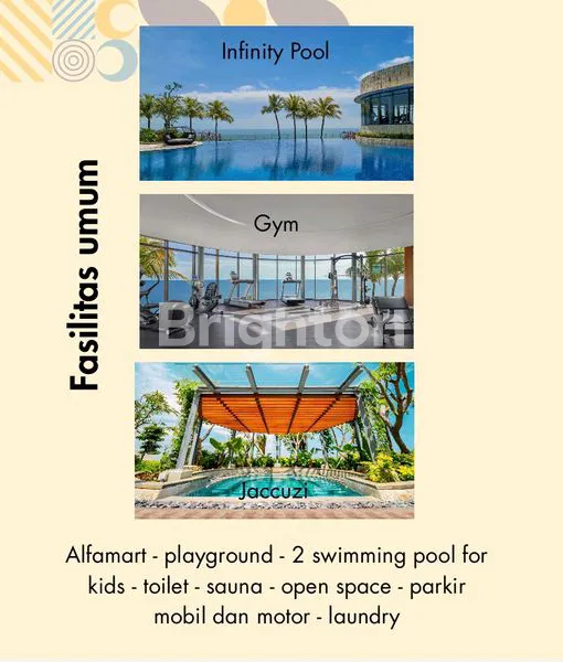 image APARTEMENT BORNEO BAY 1 BR FULL FURNISHED VIEW LAUT DAN TAMAN (5)