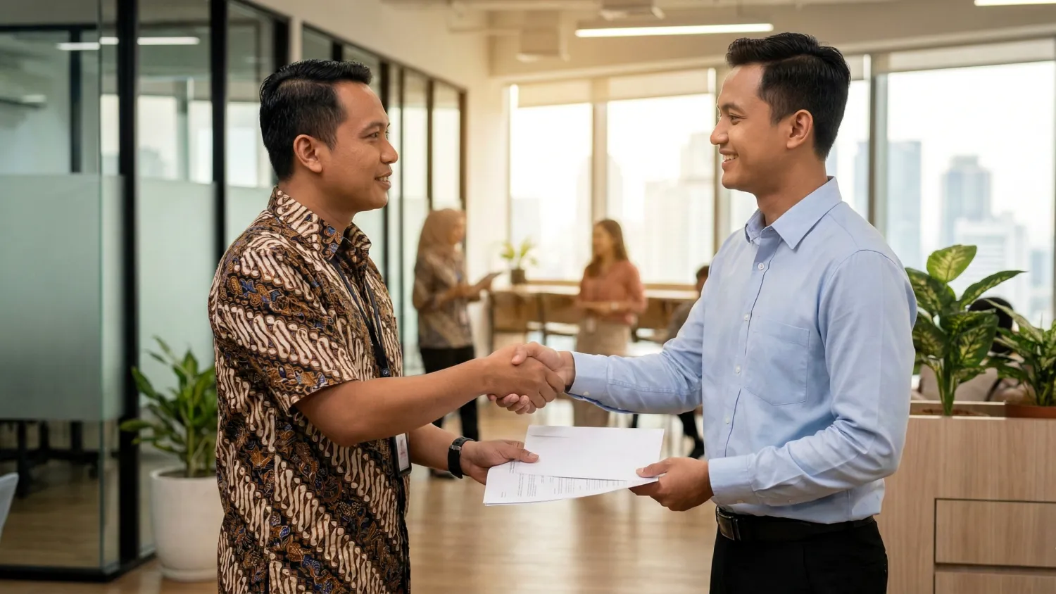 contoh surat keterangan kerja kpr lolos bank 4 serah terima dokumen