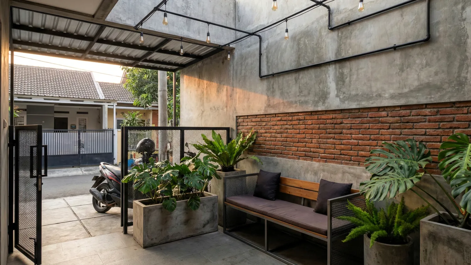 desain teras rumah kecil sederhana estetik 7 inspirasi gaya