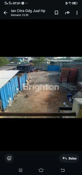 image GUDANG LUAS TANAH: 1100M² TANJUNG PURA KALIDERES JAKARTA BARAT DEKAT PERUMAHAN CITRA (4)