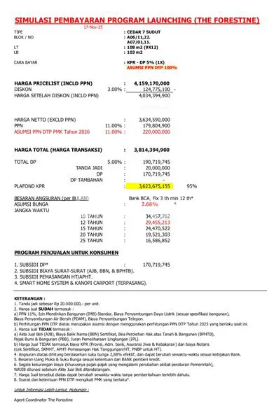 image FORESTINE TYPE CEDAR 7 , PERUMAHAN DI CITRA 8, JAKARTA BARAT  (7)