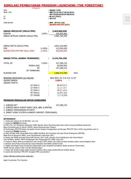 image FORESTINE TYPE CEDAR 7 , PERUMAHAN DI CITRA 8, JAKARTA BARAT  (6)