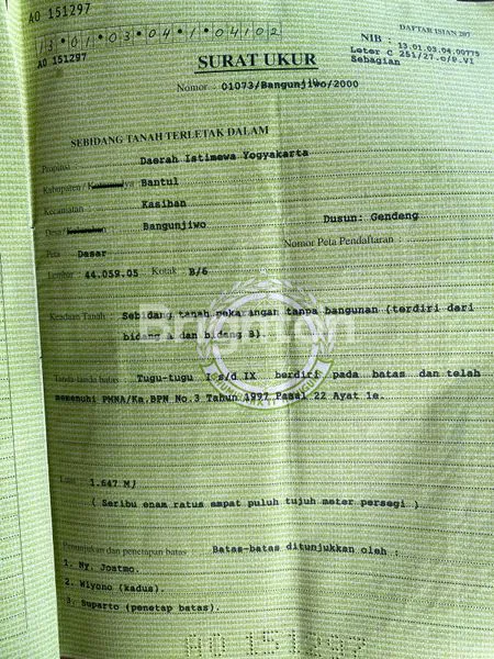 image INVESTASI TANAH 1.647M² DI BANGUNJIWO, YOGYAKARTA (1)