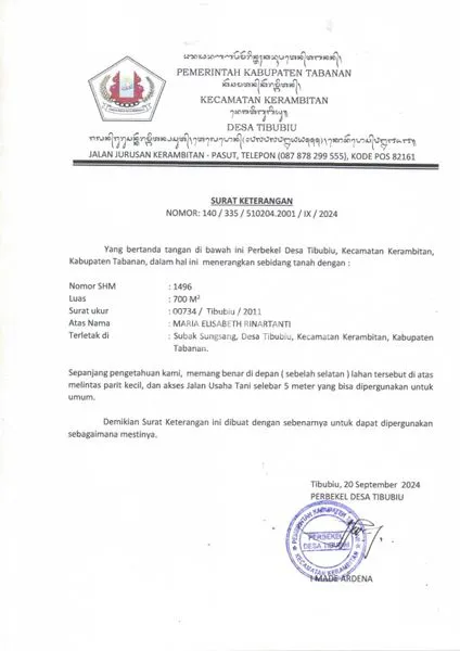 image TANAH OCEAN VIEW PANTAI PASUT TABANAN (5)