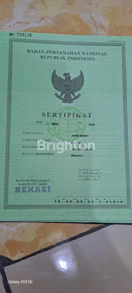 image JUAL TANAH KAVLING 500 M, DI PERUMAHAN DEKAT TOL GABUS TAMBUN UTARA (2)