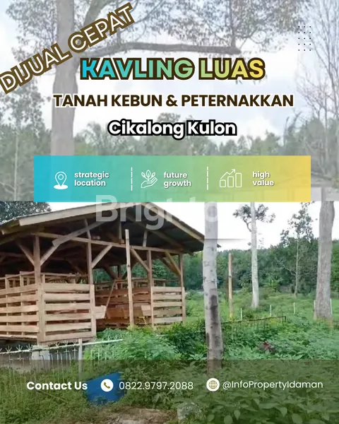 LAHAN SHM 12.000M², IZIN LENGKAP UNTUK KEBUN & PETERNAKAN
