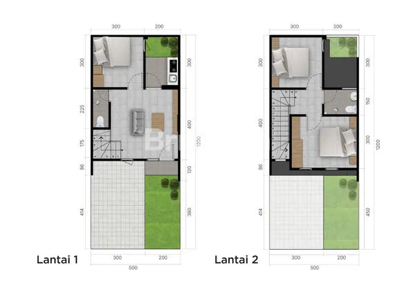 image RUMAH 5X12 - 2LT GRAND EASTERN, DEKAT ITS, FREE DP & BIAYA KPR (2)