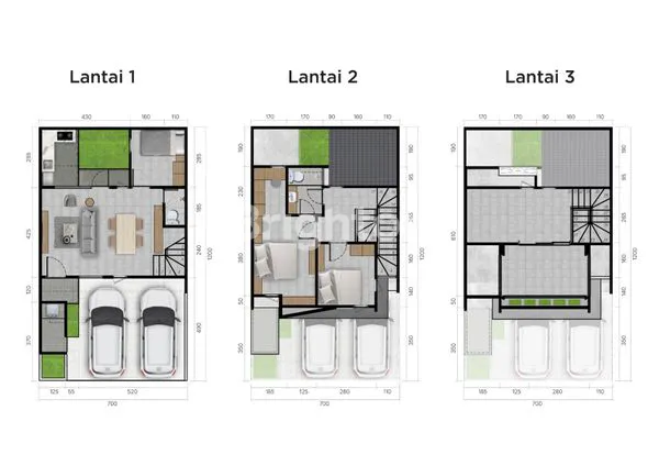 image RUMAH 7X12 - 3LT GRAND EASTERN, DEKAT ITS, FREE DP & BIAYA KPR (2)