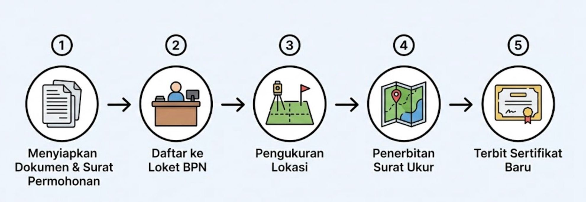 contoh surat pemecahan tanah 2