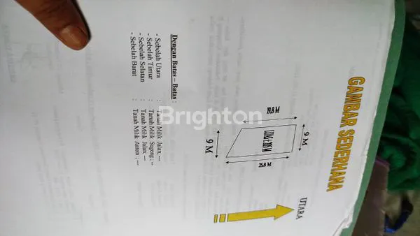 image TANAH LUAS 205 M2 SHM, BAKALANKRAJAN, MALANG, DEKAT KAMPUS & PERUMAHAN (2)