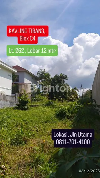 image KAVLING TIBAN 3. LUAS 262 DI JALAN UTAMA. TIBAN BATAM (1)