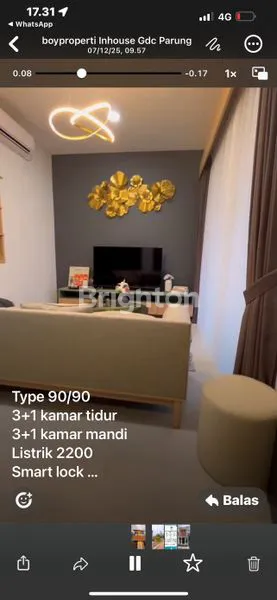 image DIJUAL RUMAH DI H CITY SAWANGAN  (5)
