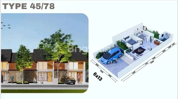 image SKY HILL & RESORT. TYPE 45/78. RUMAH BARU/NEW HOUSE PUNGGUR. BATAM (1)