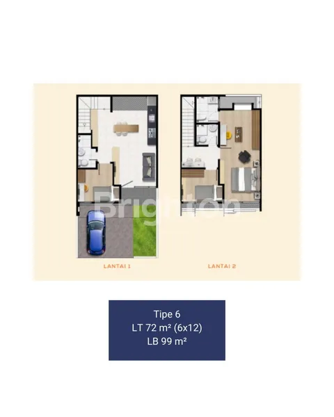 image IZZI RUMAH 2 LANTAI 3 KAMAR TIDUR BSD CITY SELANGKAH KE BPK PENABUR, EASTVARA & TOL LEGOK (2)