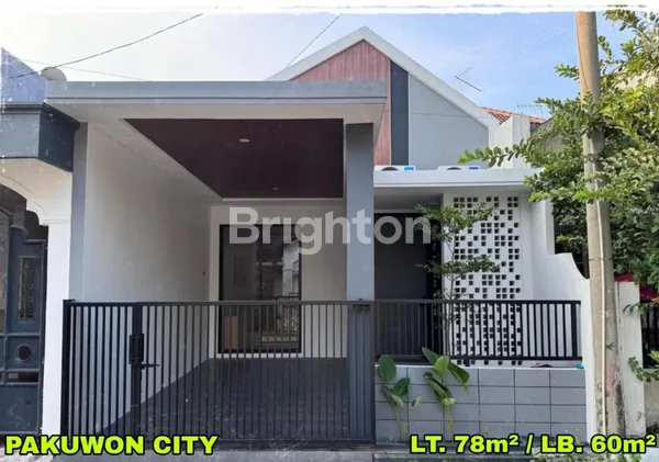 image PAKUWON CITY MODERN COMPACT HOUSE 1 LANTAI -  SELANGKAH KE PARK SHANGHAI ... CUMA 1 UNIT !!! (2)