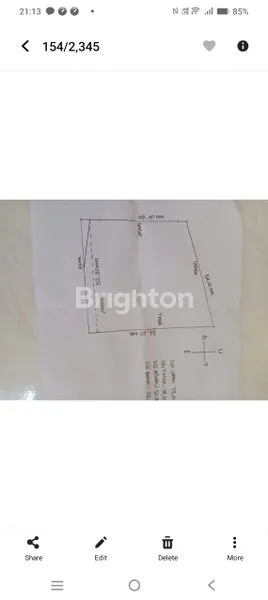 image TANAH DI PINGGIR JALAN TAMAN GRIYA AREA PERUMAHAN SEKALIGUS PUSAT PERBELANJAAN (2)