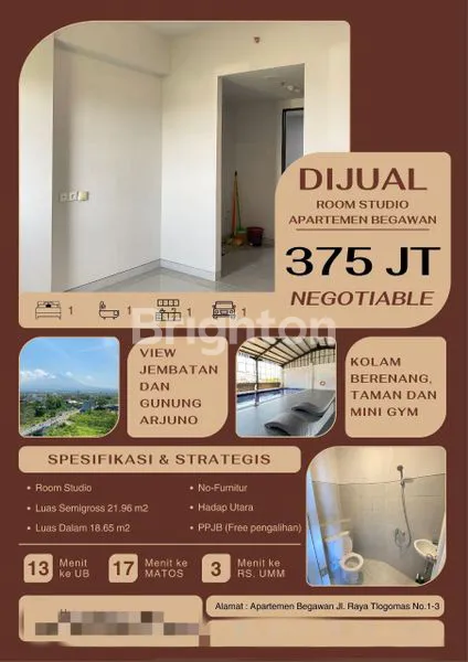 image APARTEMEN STUDIO DI TLOGOMAS, DEKAT KAMPUS & RS (1)