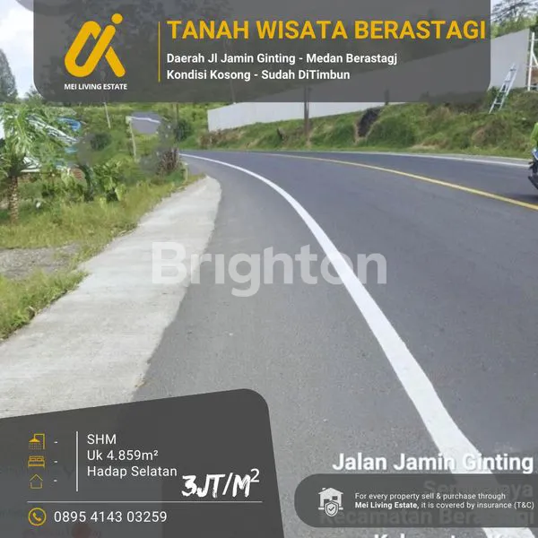 image DIJUAL TANAH DAERAH WISATA BERASTAGI LUAS 4.859 M2 SGT COCOK BANGUN HOTEL /RESTORAN DLL (1)