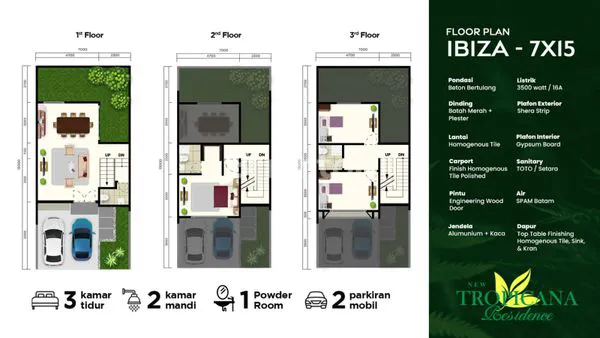 image RUMAH 3 LANTAI HARGA CUMA 1M++ BATAM CENTER - PASIR PUTIH (6)