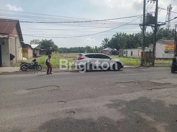 LAHAN STRATEGIS SELUAS 2,4 HEKTAR DI KOTAMADYA BINJAI, PINGGIR JALAN BESAR, JL.JAMIN GINTING, COCOK UNTUK DIBANGUN SEKOLAH PLUS,  KLINIK ATAU PERKANTORAN