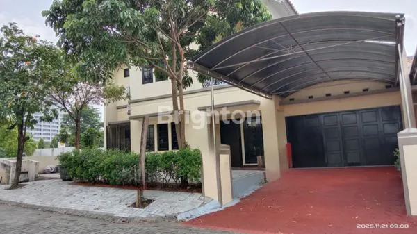 DISEWAKAN DIKONTRAKKAN FULLY FURNISHED RUMAH 2LANTAI PERUMAHAN PAKUWON INDAH LIDAH WETAN LAKARSANTRI PTC PAKUWON MALL HR MUHAMMAD MAYJEN SUNGKONO LONTAR SURABAYA BARAT