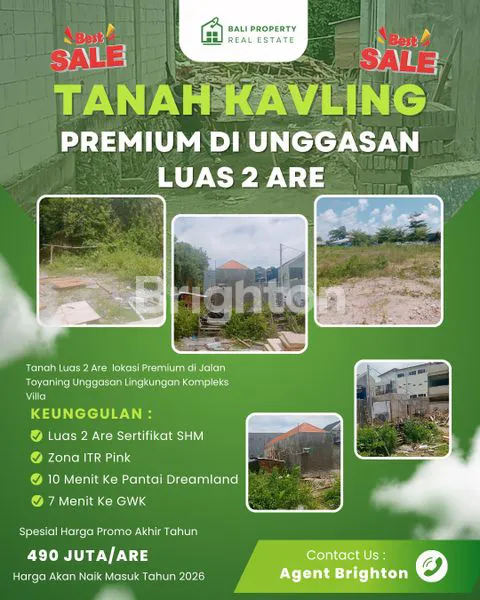 Gambar Property TANAH PREMIUM UNGASAN BADUNG