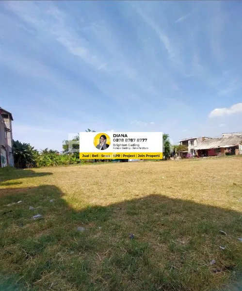TANAH KOSONG LUAS 3650 M² DI MEDAN SATRIA, BEKASI