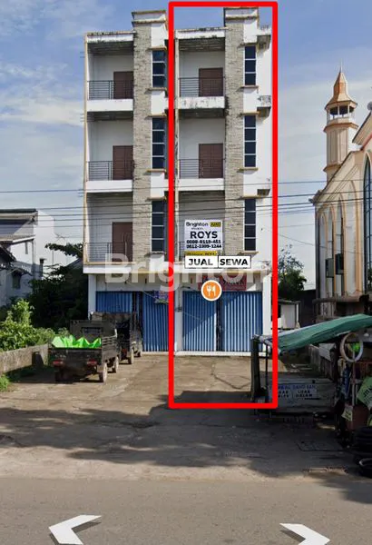 RUKO 4 LANTAI  LOKASI STRATEGIS SIAP DITEMPATI JALAN PROF. M. YAMIN, PONTIANAK