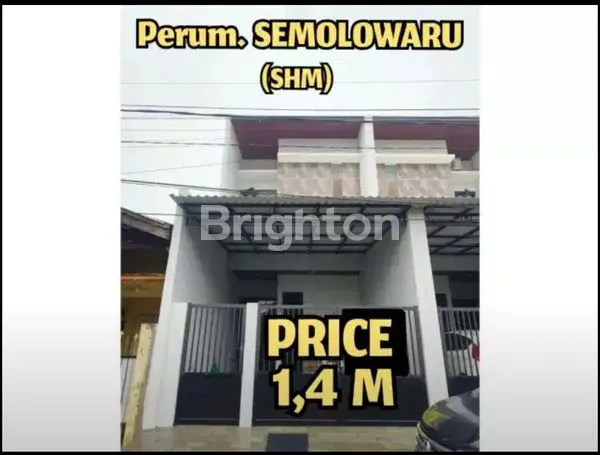 image RUMAH BARU 2 LANTAI SEMOLOWARU MERR KLAMPIS MODERN MINIMALIS (1)