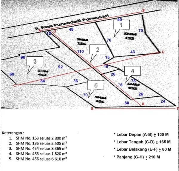 image TANAH PURWOSARI LAWANG NOL JALAN BESAR SURABAYA MALANG (1)