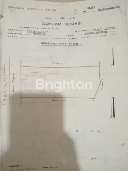 image TANAH BONUS BANGUNAN PINGGIR JALAN PROPINSI LT. 2000 M2 DI JL. RAYA BANYUWANGI-JEMBER, KALIBARU, BANYUWANGI  (2)